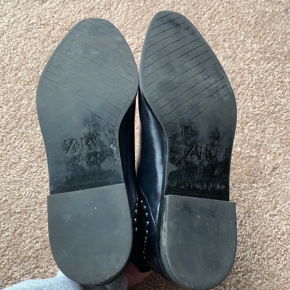 Zara faux leather studded boots - Picture 7 of 8